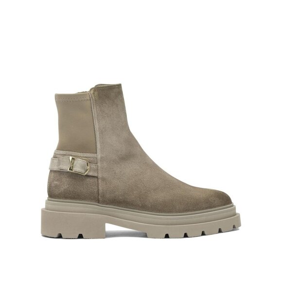 Santoni Suede Ankle Boots With Zipper IT 37 Women